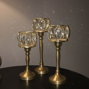 Candle holder set